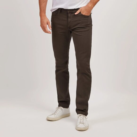 $129 NEW Mott & Bow Mercer Slim Mocha Soft Twill 31x32 AG Tellis Mugsy Stretch - Picture 5 of 8